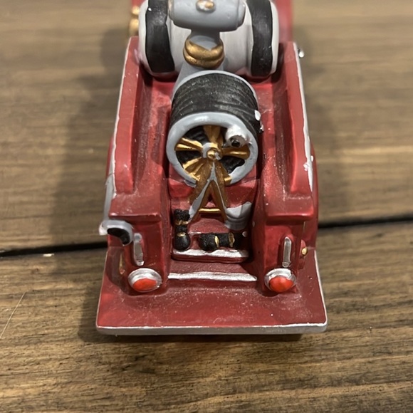 Dept 56 dark red porcelain fire truck hv series 1991 - Picture 4 of 9